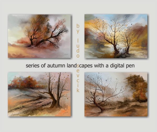 autumn series lanscape digital