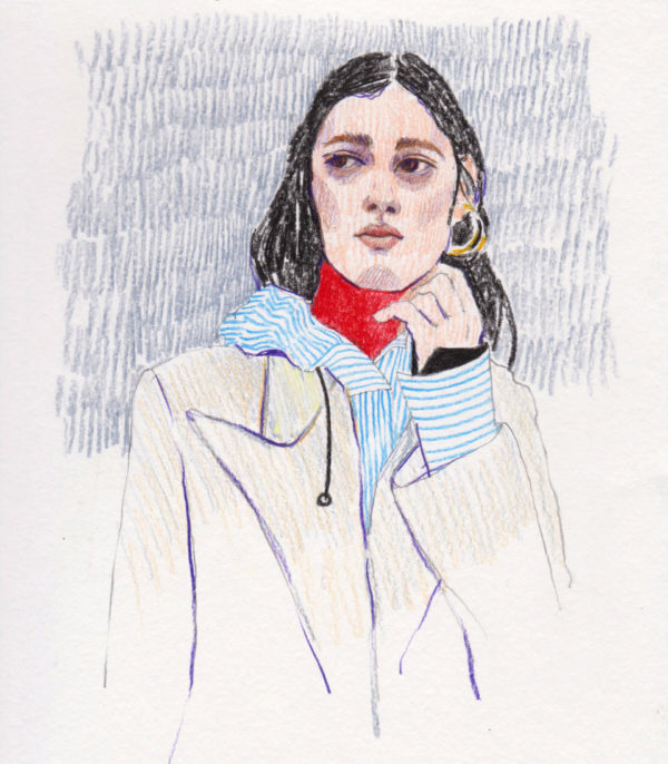 Fashion sketch Street Style